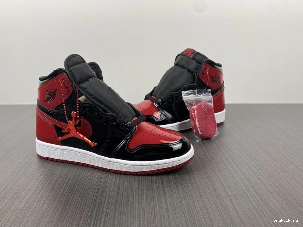 Rep Onekick 1 OG Jordan Air 555088-063 High Bred Patent 0524